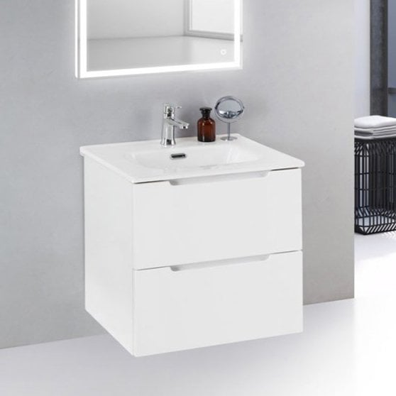 Тумба под раковину без столешницы BelBagno Etna 39 60 bianco lucido