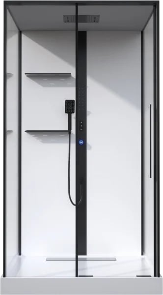 Душевая кабина Black&White Galaxy G8037, 800х1100х2150, с низким поддоном