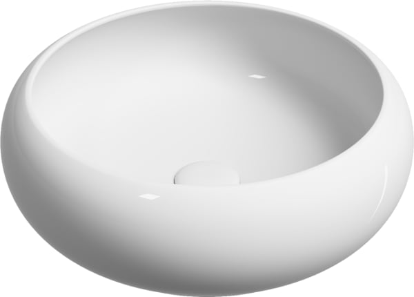 Накладная раковина Ceramicanova Element CN6050 белая глянцевая
