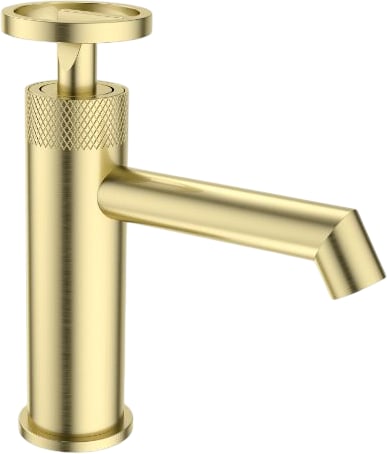 Смеситель для раковины Wonzon & Woghand WW-H1065-BG брашированное золото