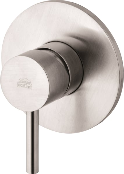 Встраиваемый смеситель Paffoni Light LIG011ST С ВНУТРЕННЕЙ ЧАСТЬЮ, steel looking