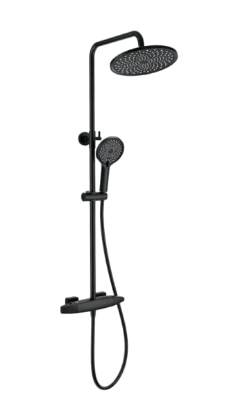 Душевая стойка Wonzon & Woghand NEO WW-B3035-A1-MB, матовая черная