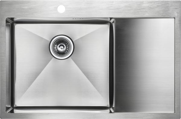 Мойка кухонная Paulmark Kroner PM217851-BSL брашированная нержавеющая сталь L