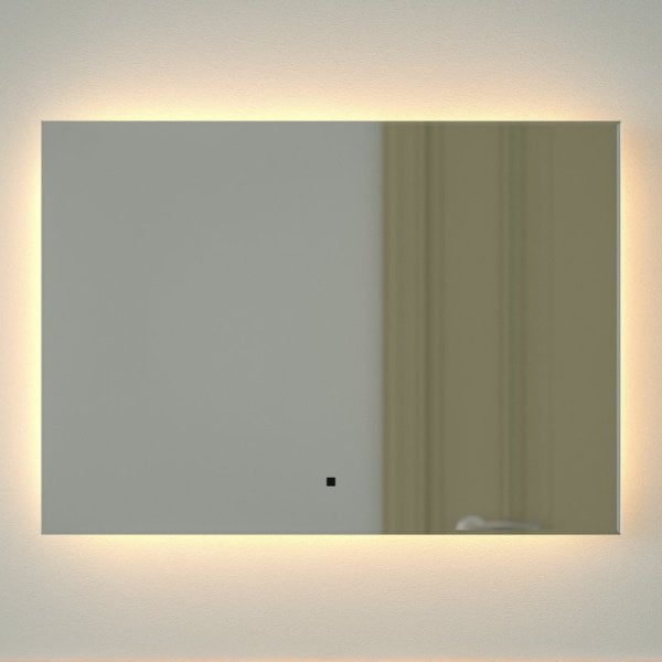 Зеркало Defesto Glow DF 2514RH 70х50 с LED-подсветкой, 3000 K, инфракрасный выключатель