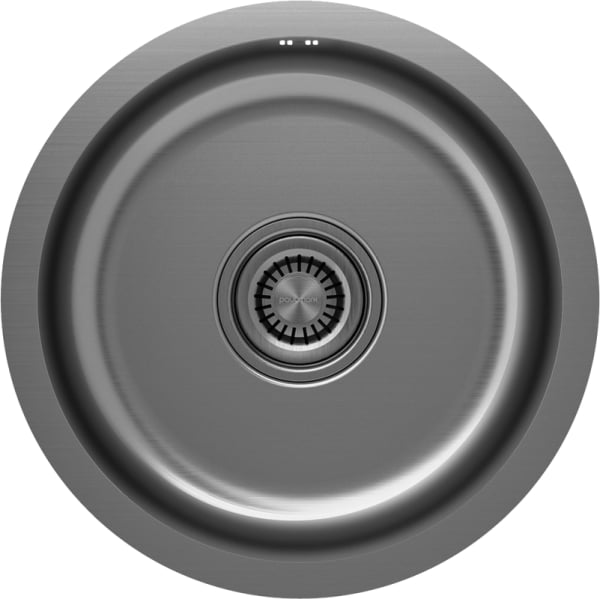 Мойка кухонная Paulmark Werra PM404646-GM вороненая сталь