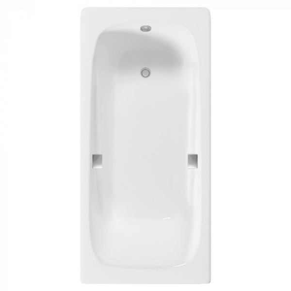 Чугунная ванна Delice Flex 180х85 см, с отверстиями под ручки