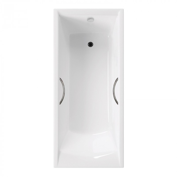 Чугунная ванна Delice Prestige 170х75 см, с отверстиями для ручек