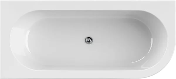 Акриловая ванна Cezares Slim 180x80 см, левая, SLIM CORNER-180-80-60-L-W37-SET