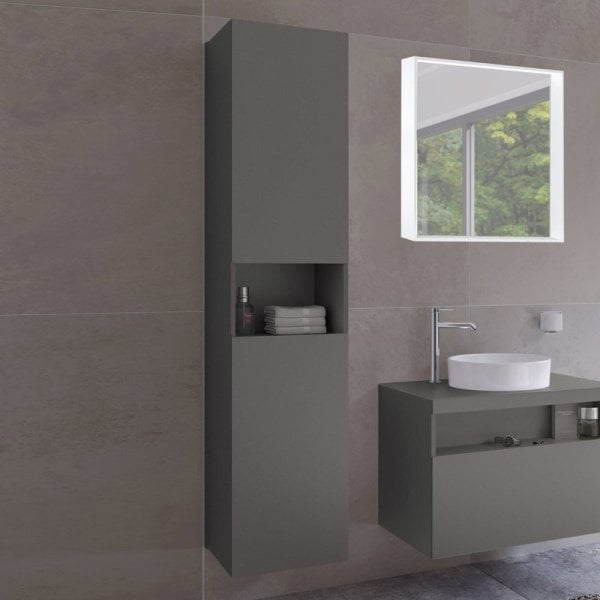 Шкаф-пенал для ванной Keuco Stageline 32831 L, инокс матовый