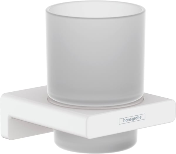 Стакан Hansgrohe AddStoris 41749700 матовый белый