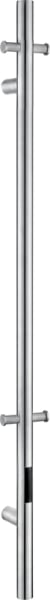 Полотенцесушитель электрический Boheme Uno 726-NB 150x12, nickel brush