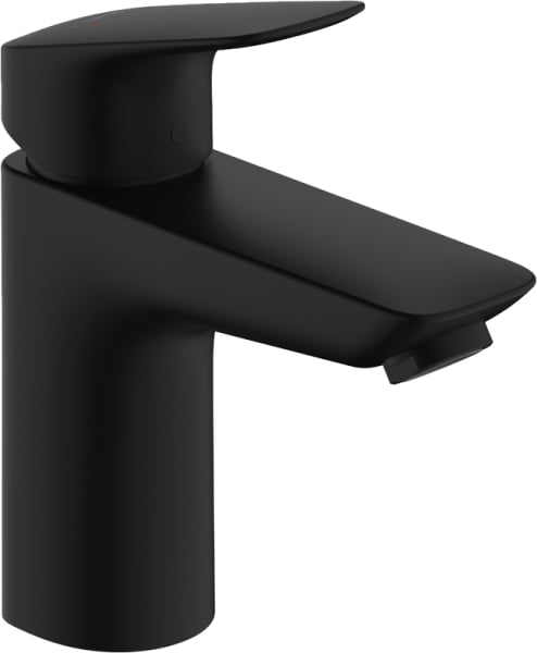 Смеситель для раковины Hansgrohe Logis 100 71107670 матовый черный