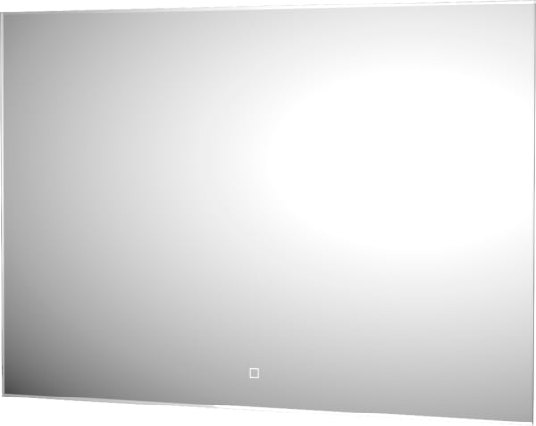 Зеркало Defesto Glow DF 2509SH 100х70 с LED-подсветкой, 4 500 K, сенсорный выключатель