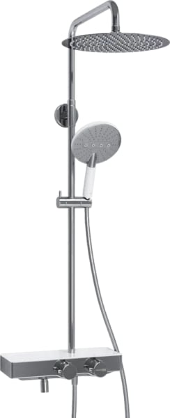 Душевая стойка Wasserkraft Aller A113.116.059.CH Thermo, с термостатом, хром