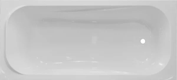 Ванна из искусственного камня Эстет Альфа 170x70 см, пристенная, на ножках
