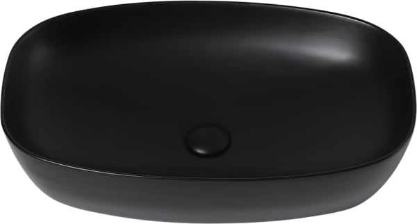 Накладная раковина Abber Rechteck AC2206MB матовая черная