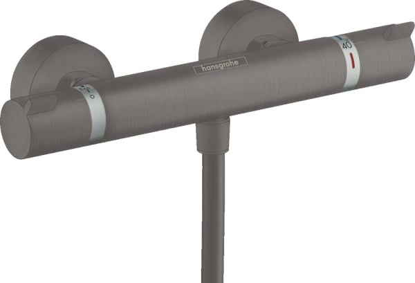 Термостатический смеситель Hansgrohe Ecostat Comfort 13116340 для душа, шлифованный черный хром