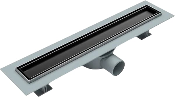 Душевой трап (лоток) Esbano Eco Tile 50 cм, матовый черный