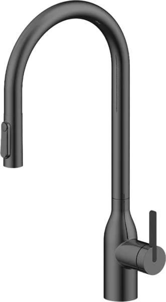Смеситель для кухни Paulmark Universal Un213880-GM вороненая сталь