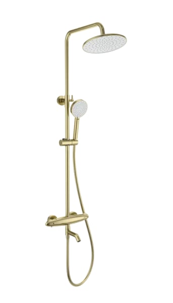 Душевая стойка Wonzon & Woghand CAPSULE WW-B3031-A1-BG, брашированное золото