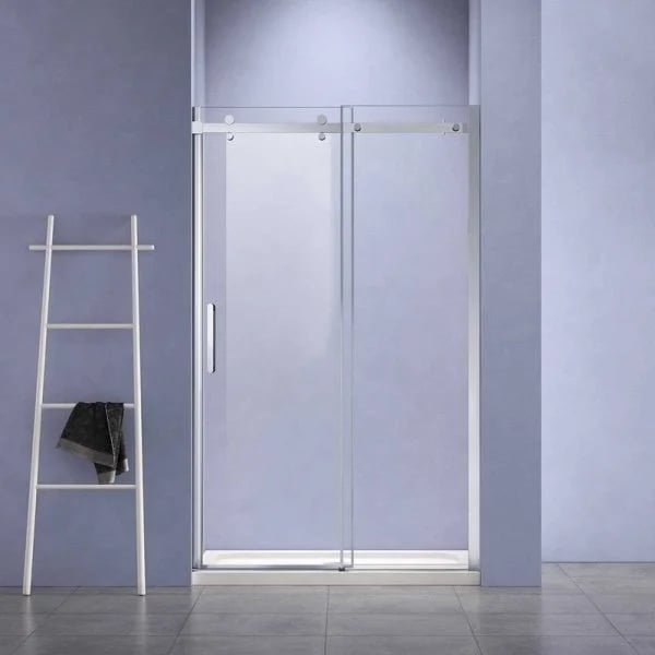 Душевая дверь в нишу Vincea Como-N VDS-4CN160CL 160 см, профиль хром, стекло прозрачное