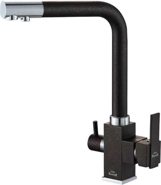 Смеситель для кухни Steel Hammer SH 805 Black Cr