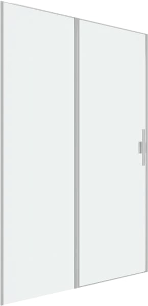 Душевая дверь в нишу Allen Brau Priority 3.31032.BA 120 см, профиль серебро браш, стекло прозрачное 