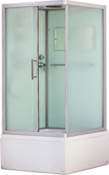 Душевая кабина Esbano Elegancia ESKB108CKRBL, с высоким поддоном, с сиденьем
