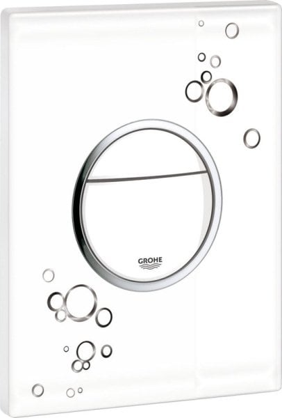 Кнопка смыва Grohe Nova Cosmopolitan 38847LI0, белая с черным