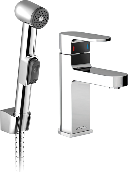 Комплект для раковины Ravak Chrome CR 112.00 с гигиеническим душем
