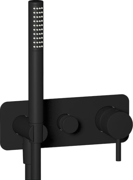 Встраиваемый смеситель IB Rubinetterie Milanotorino EMT313NP matt black