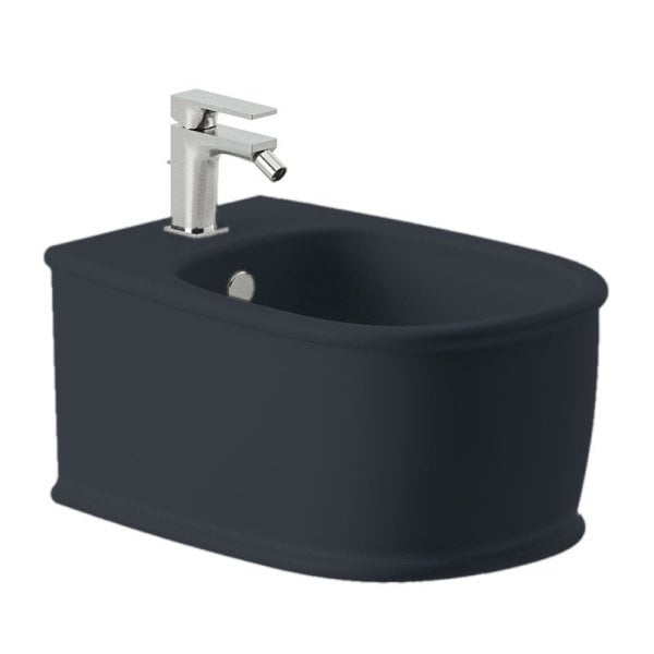 Биде подвесное ArtCeram Atelier ATB001 17 00, черный матовый