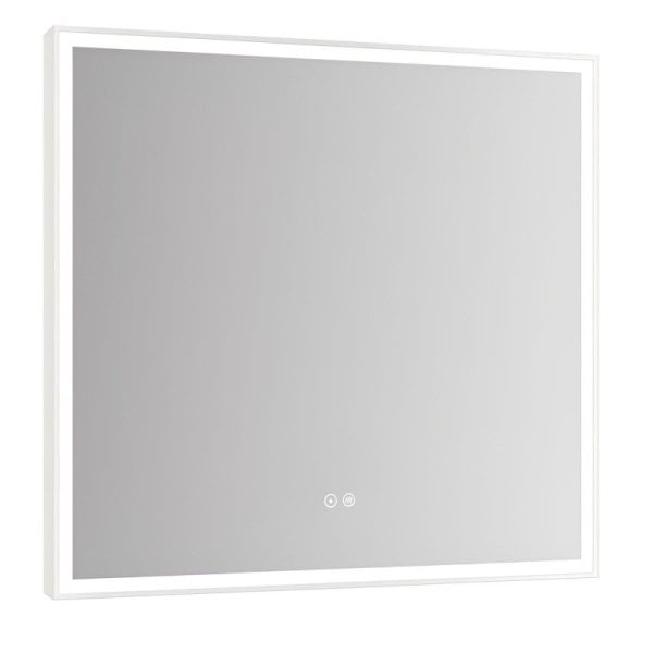 Зеркало в ванную с подсветкой Esbano ES-3682TD 80x80 см для ванной комнаты квадратное, со встроенной