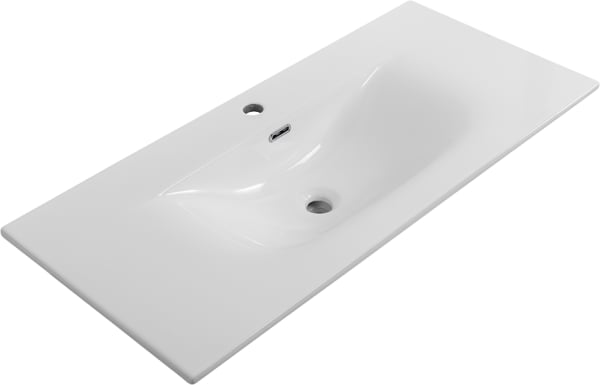Мебельная раковина BelBagno BB-8099-100 глянцевая белая