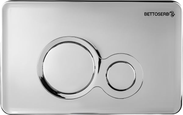 Кнопка смыва BETTOSERB Sava Fix Slim Morava 40006464 хром глянец