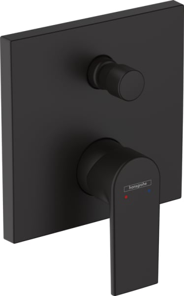 Встраиваемый смеситель Hansgrohe Vernis Shape 71468670 матовый черный