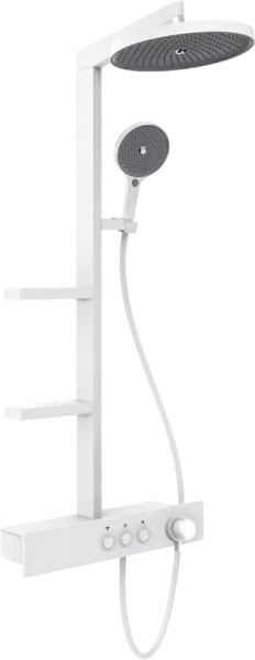 Душевая стойка AQUAme AQM8005W, белая