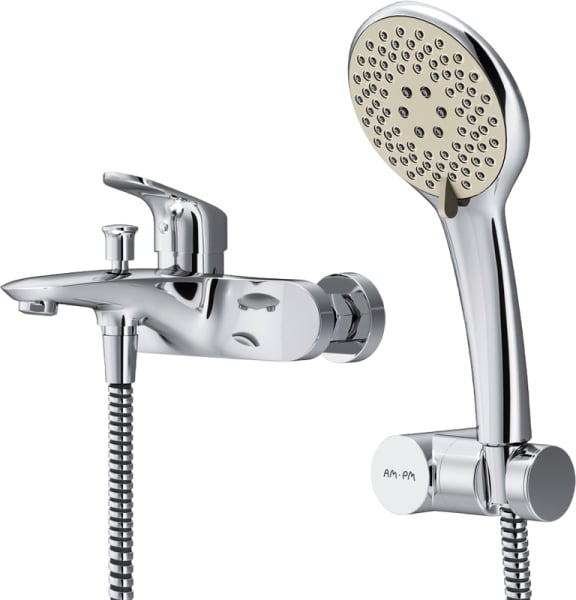 Смеситель для ванны с душем AM.PM Like F8015000, хром