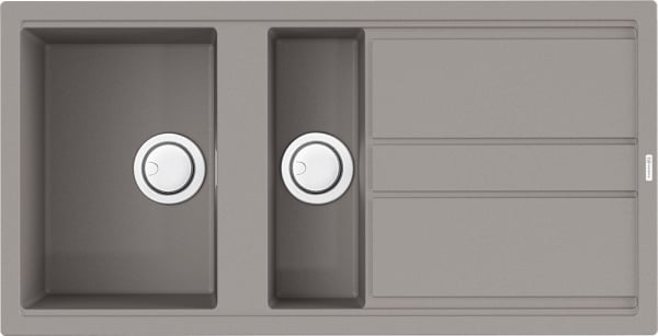 Мойка кухонная Omoikiri Kitagawa 100-2-GR leningrad grey