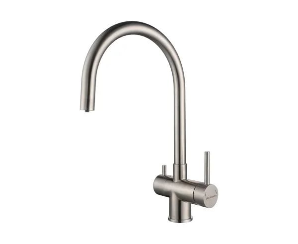 Смеситель для кухни Paulmark Heller He213218-BS брашированная сталь