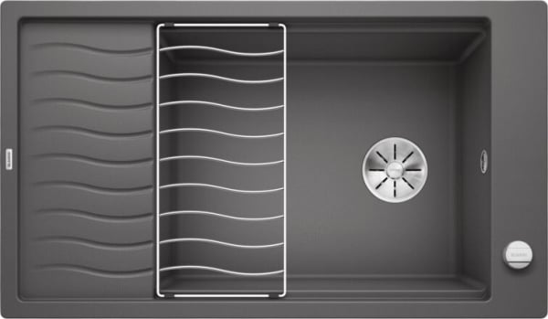 Мойка кухонная Blanco Elon XL 8 темная скала