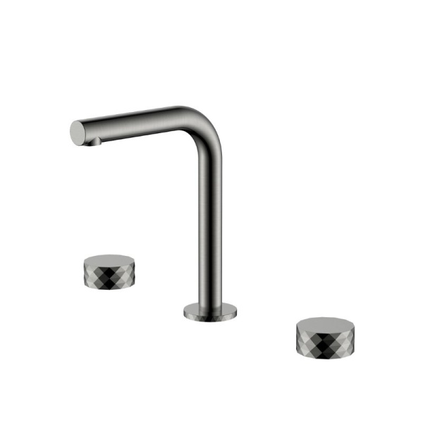 Смеситель для раковины Boheme Stick diamond 152-GM gun metal