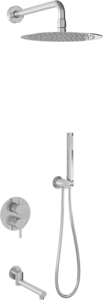 Душевой комплект RGW Shower Panels SP-55, С ВНУТРЕННЕЙ ЧАСТЬЮ, хром
