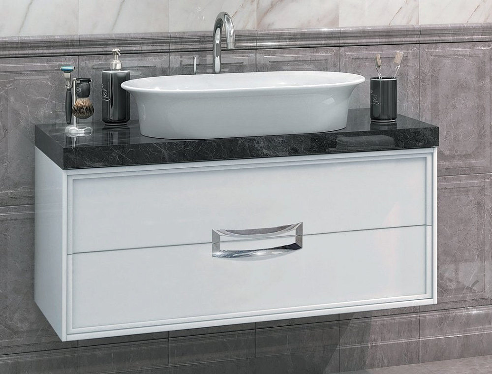 Накладная раковина KERAMA MARAZZI Canaletto 65, глянцевая белая