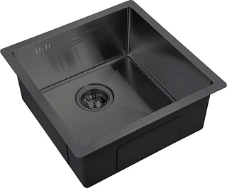 Мойка кухонная Zorg Steel Hummer SH 4444 GRAFIT