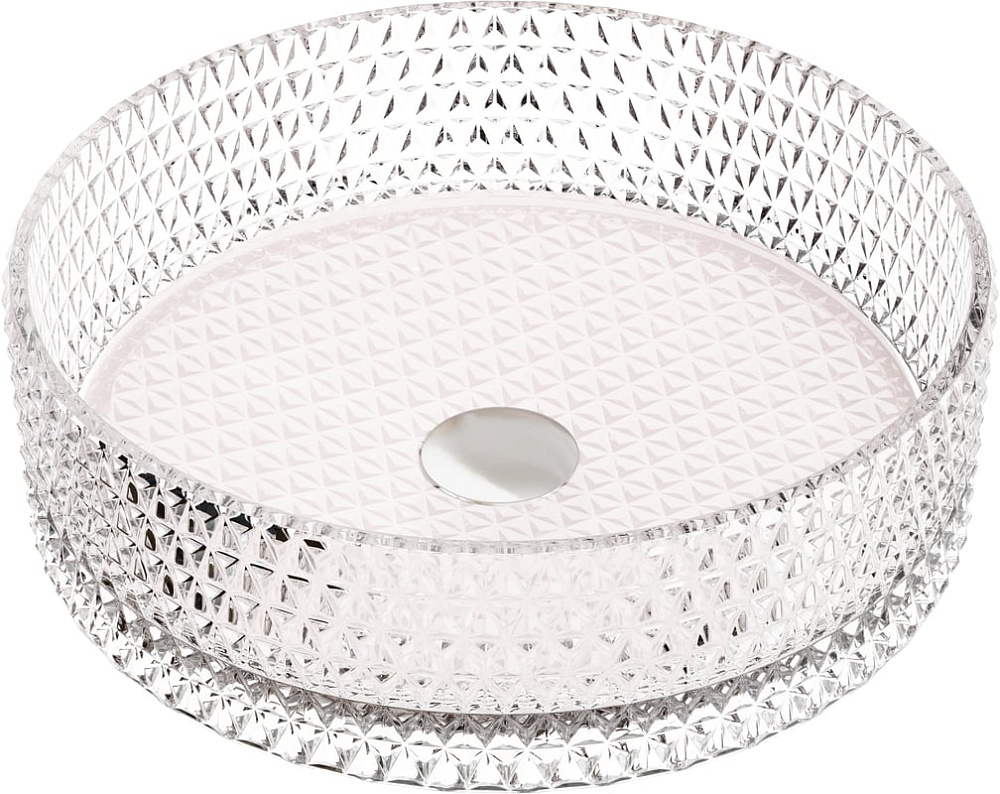 Накладная раковина Ceramicanova Cristal CN6062 прозрачная