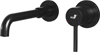Смеситель для раковины RGW Shower Panels SP-47B С ВНУТРЕННЕЙ ЧАСТЬЮ, черный