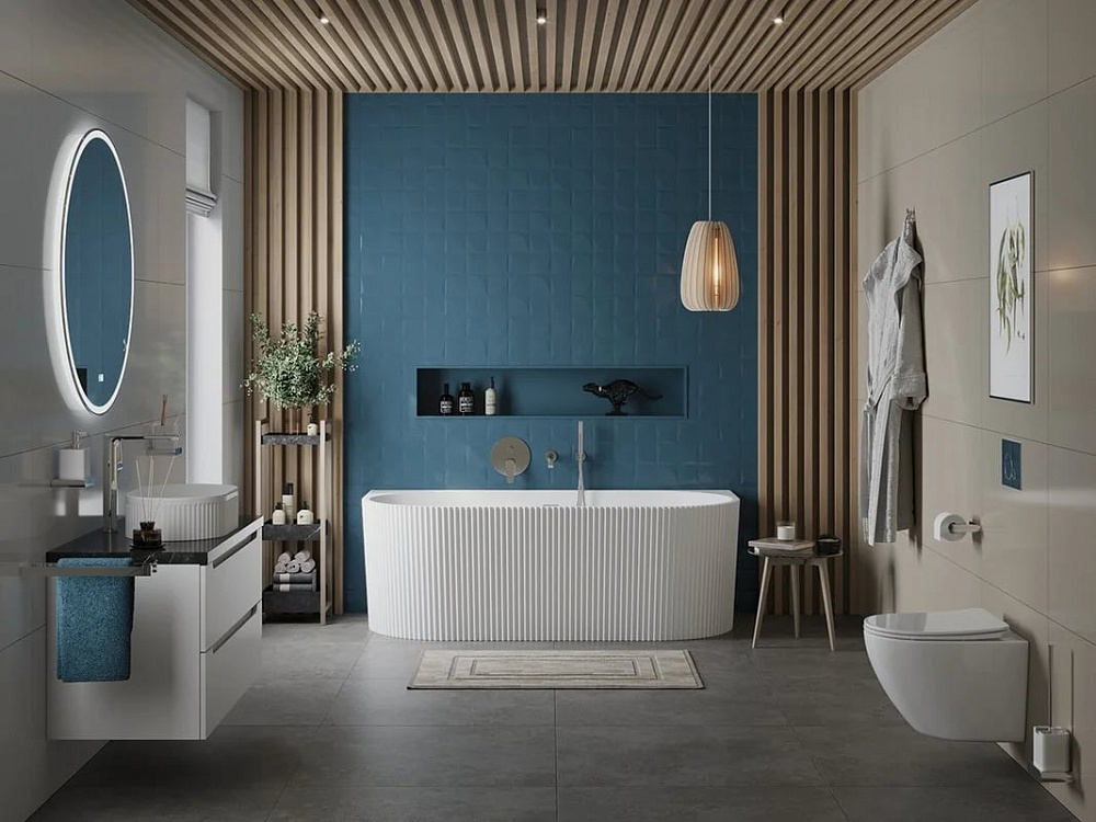 Акриловая ванна BelBagno Uno 170x80 см, BB713-1700-800-MATT