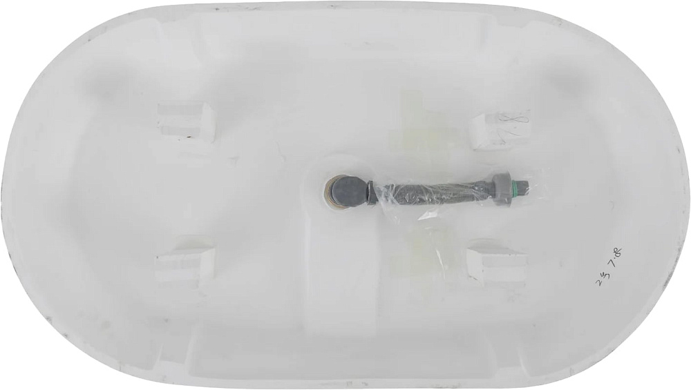 Ванна из искусственного камня Allen Brau Krion Classic 170x75 см, отдельностоящая, матовая белая, ов