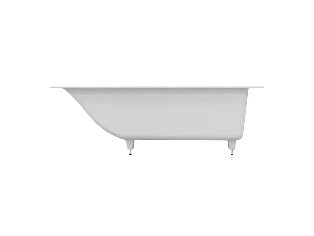 Ванна из искусственного камня Fontana Аура 180x70 см, пристенная, белая